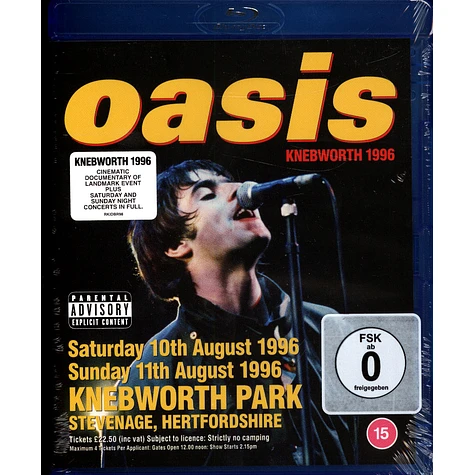 Oasis - Knebworth 1996 Blu-Ray Disc Edition