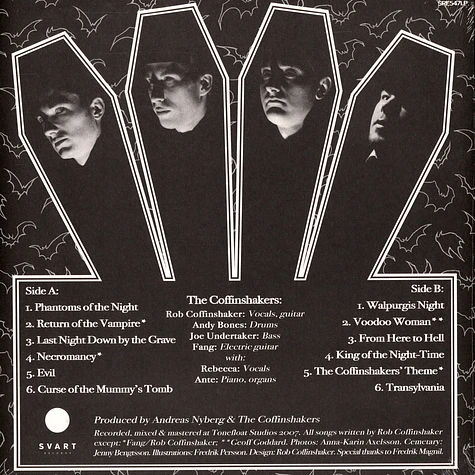The Coffinshakers - The Coffinshakers Black Vinyl Edition