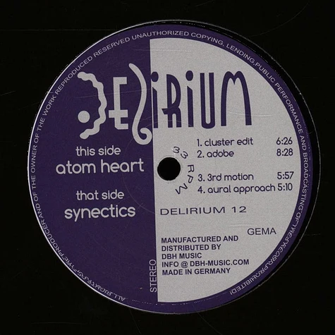 Atom Heart / Synectics - Untitled