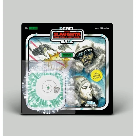 Krash Slaughta - Rebel Base Feat. Phill Most Chill Hoth Splattered Vinyl Edition