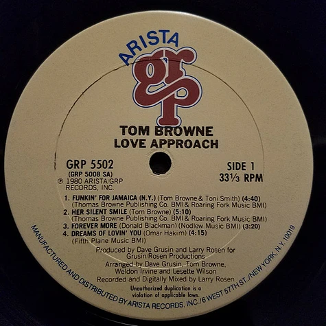 Tom Browne - Love Approach