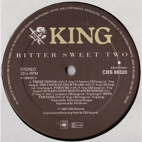 King - Bitter Sweet