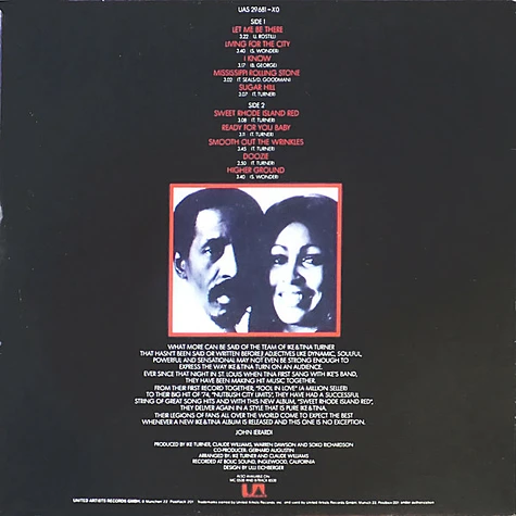 Ike & Tina Turner - Sweet Rhode Island Red