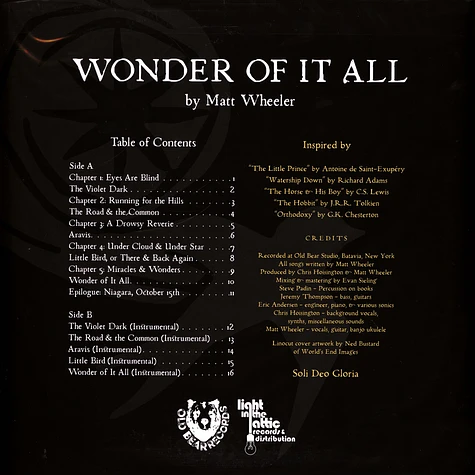 Matt Wheeler - Wonder Of It All