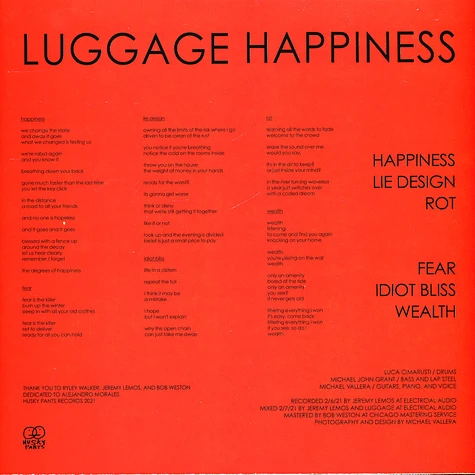 Luggage - Happiness
