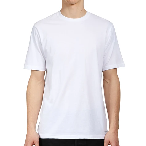 Carhartt WIP | T-Shirt 2) (White Neck Crew HHV + - Standard White) (Pack of