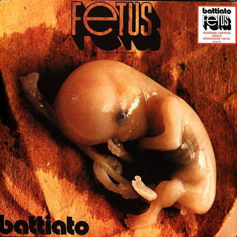 Franco Battiato - Fetus Orange Vinyl Edition