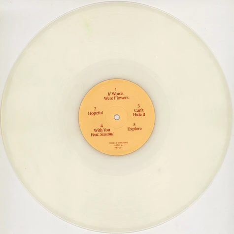 Curtis Harding - If Words Were Flowers HHV Exclusive Snowy White Vinyl Edition