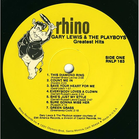 Gary Lewis & The Playboys - Greatest Hits!