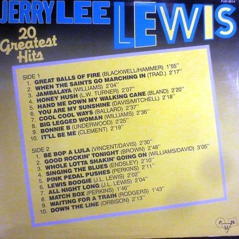 Jerry Lee Lewis - 20 Greatest Hits