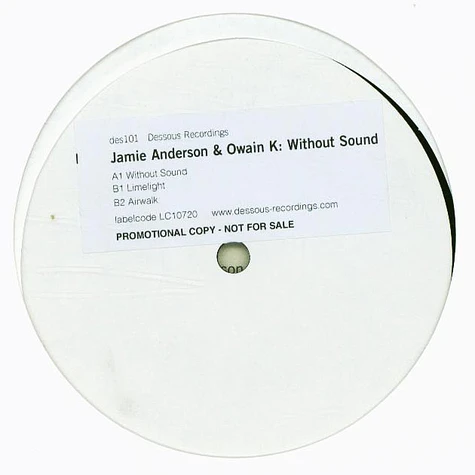 Jamie Anderson & Owain K - Without Sound