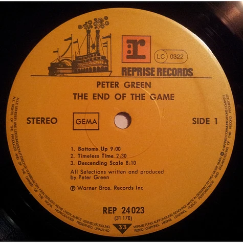 Peter Green - The End Of The Game