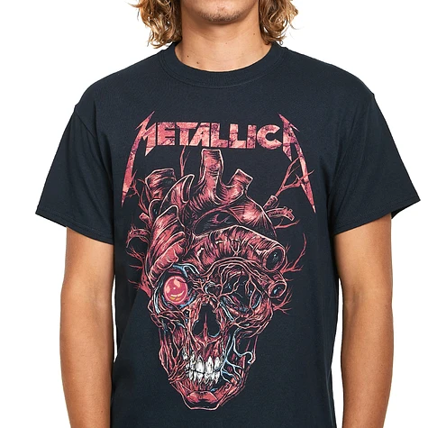 Metallica - Heart Skull T-Shirt