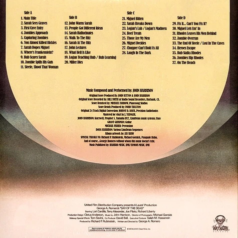 John Harrison - OST Day Of The Dead Original Score Multicolor Vinyl Edition