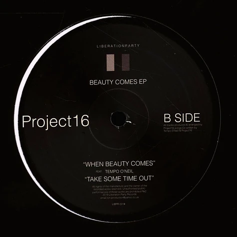Project 16 - Beauty Comes EP