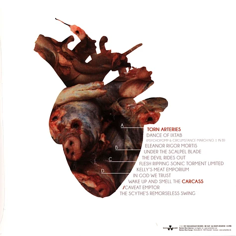 Carcass - Torn Arteries Red Vinyl Edition