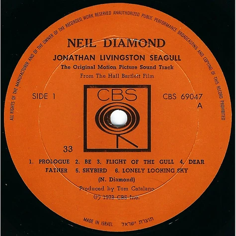 Neil Diamond - Jonathan Livingston Seagull (Original Motion Picture Sound Track)