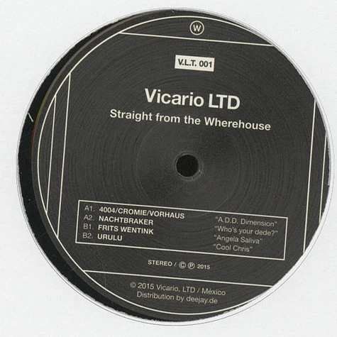 V.A. - Straight From The Wherehouse Vol.1