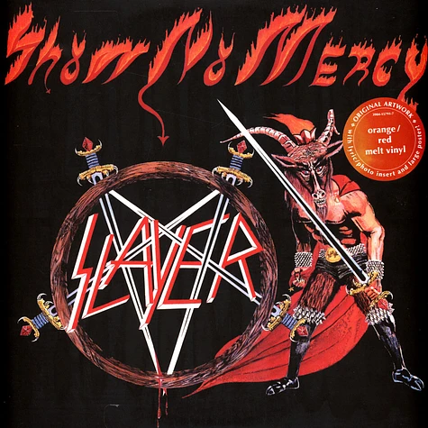 Slayer - Show No Mercy Orange & Red Melted Vinyl Edition