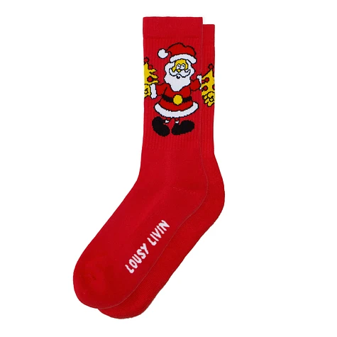 Lousy Livin Underwear - Santa Socks