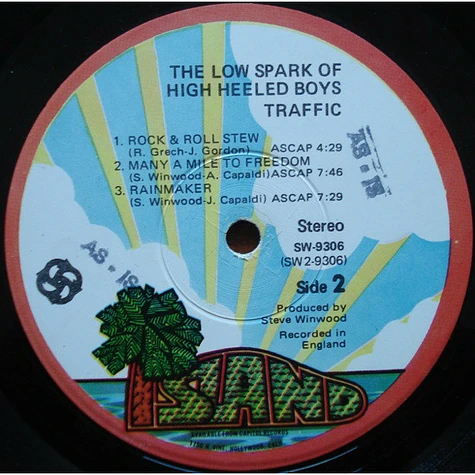 Traffic - The Low Spark Of High Heeled Boys