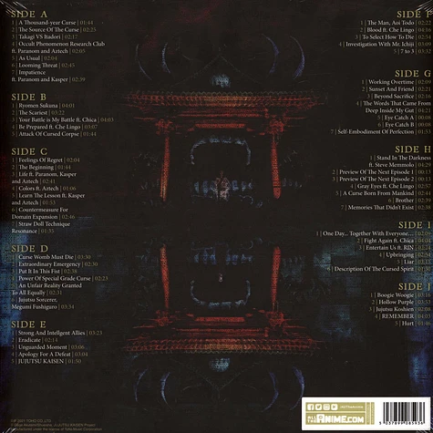 Hiroaki Tsutsumi - OST Jujutsu Kaisen Deluxe Splatter Vinyl Edition