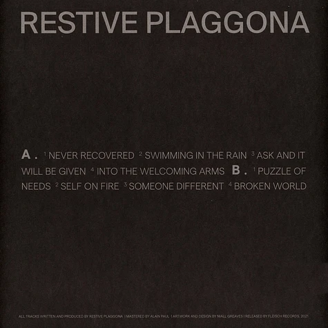 Restive Plaggona - Restive Plaggona Black Vinyl Edition