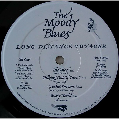 The Moody Blues - Long Distance Voyager