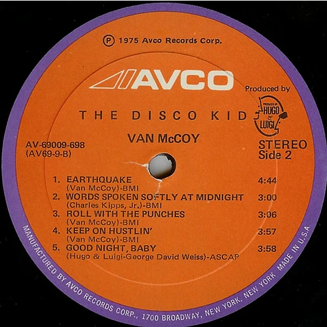 Van McCoy - The Disco Kid