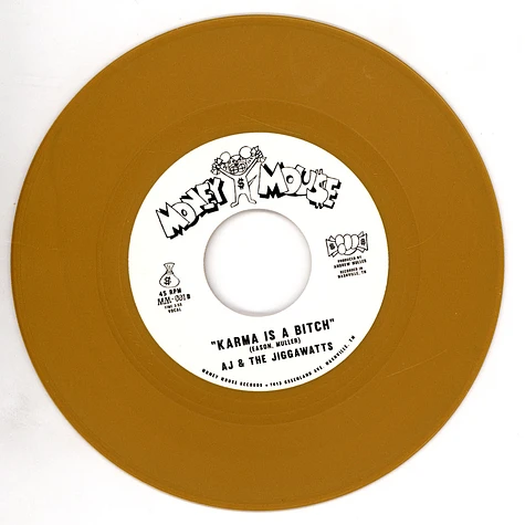 AJ & The Jiggawatts - Wrong Step Gold Vinyl Edition