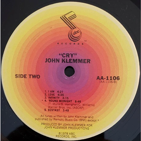 John Klemmer - Cry