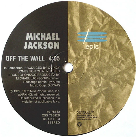 Michael Jackson - Billie Jean / Off The Wall