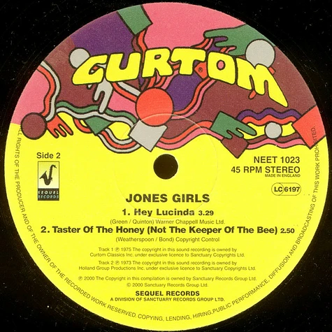 The Jones Girls - Will You Be There