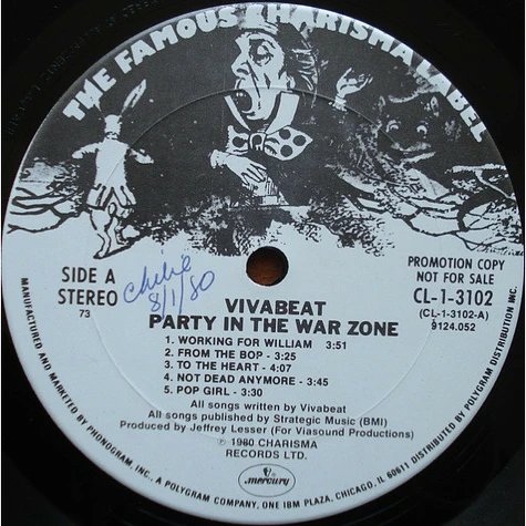 Vivabeat - Party In The War Zone