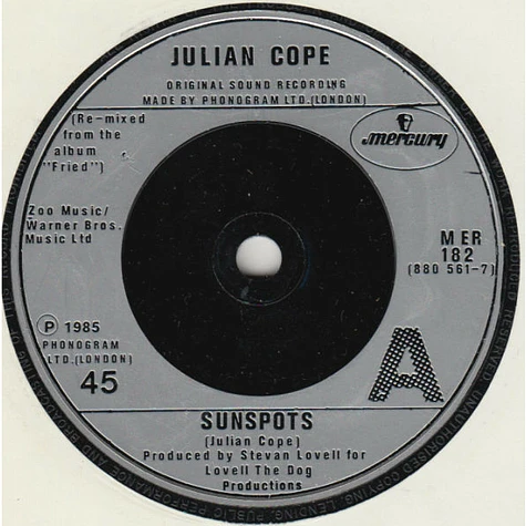Julian Cope - Sunspots EP