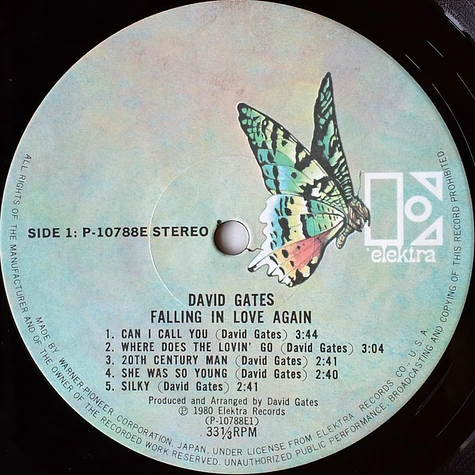 David Gates - Falling In Love Again