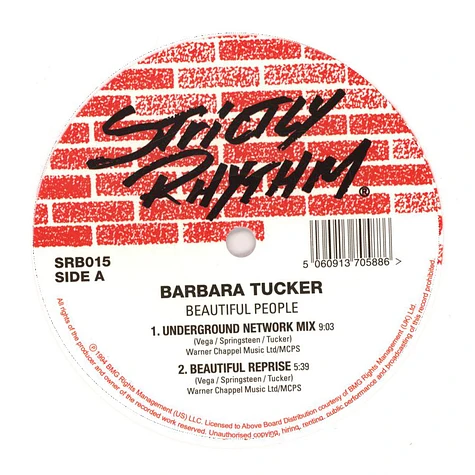 Barbara Tucker - Beautiful People White Vinyl Edition