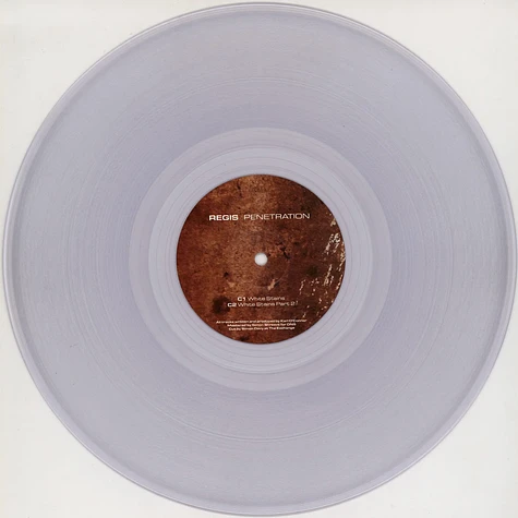 Regis - Penetration (20th Anniversary) Clear Vinyl Edition