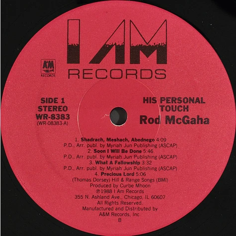 Rod McGaha - His Personal Touch