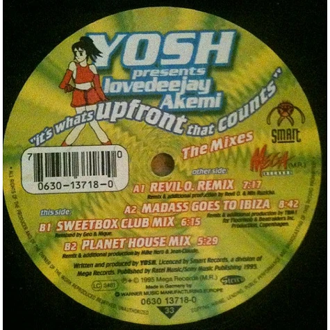 Yosh Presents Lovedeejay Akemi - It's What's Upfront That Counts (The Mixes) Yosh Presents Lovedeejay Akemi - It's What's Upfront That Counts (The Mixes)