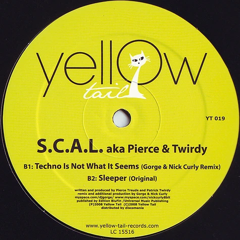 S.C.A.L. aka Pierce & Patrick Twirdy - Techno Is Not What It Seems