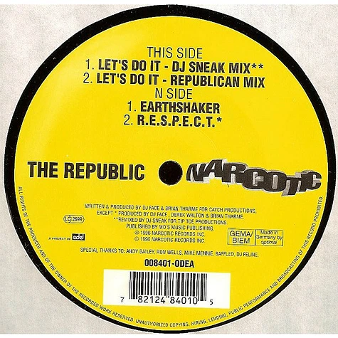 The Republic - The Earthshaker EP