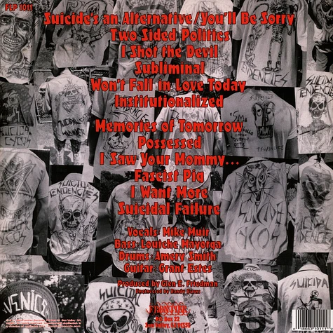 Suicidal Tendencies - Suicidal Tendencies Transparent Red Vinyl Edition