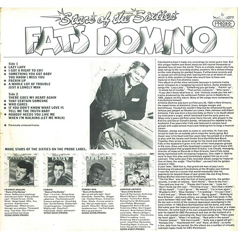 Fats Domino - Stars Of The Sixties