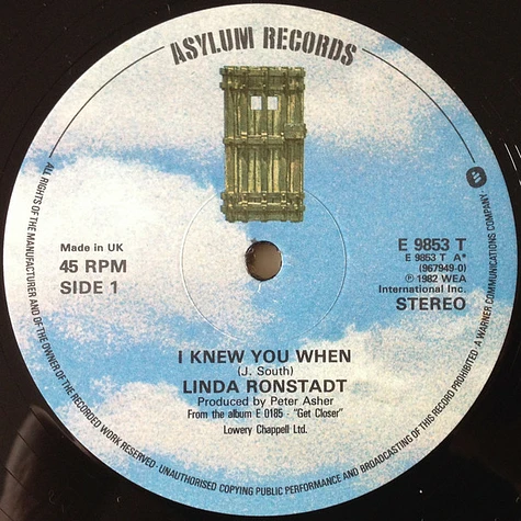 Linda Ronstadt - I Knew You When