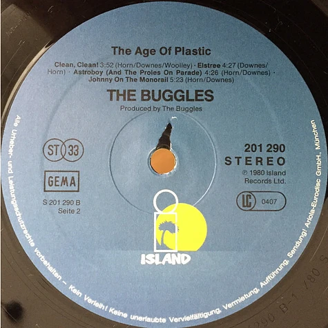 The Buggles - The Age Of Plastic