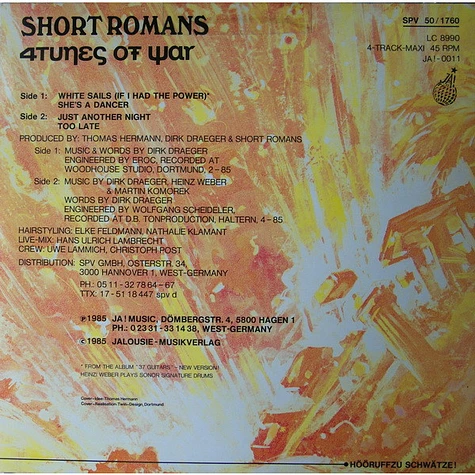 Short Romans - 4tunes Of War
