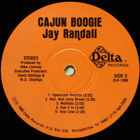 Jay Randall - Cajun Boogie