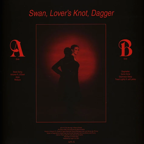 Gem-K - Swan, Lover's Knot, Dagger