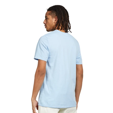T-Shirt Donna Oasis Licenza Ufficiale - Logo Decca - Colore Azzurro Chiaro, Taglia XXL
